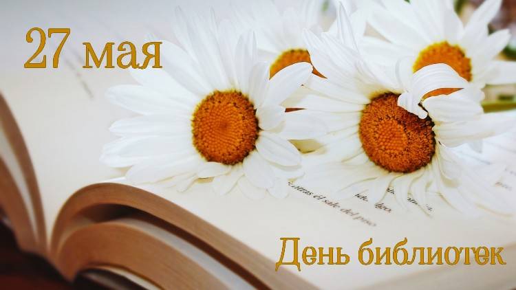 С профессиональным праздником – общероссийским Днем библиотек