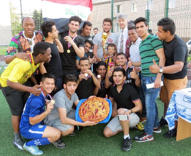 Кубок профкома по мини-футболу у студентов из Ирака