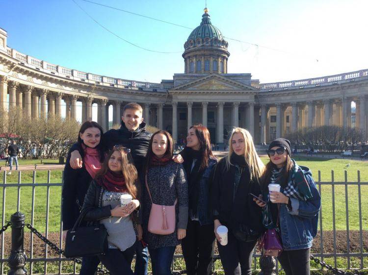 События НИУ «БелГУ» студенты направления подготовки «туризм» на практике в санкт-петербурге