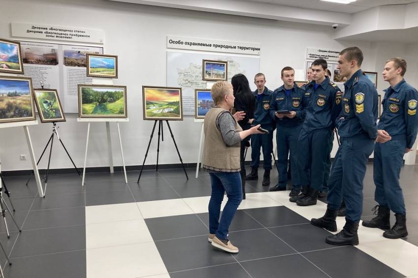 Выставка живописи открылась в экспозиционно-выставочном центре «Природа Белогорья» 