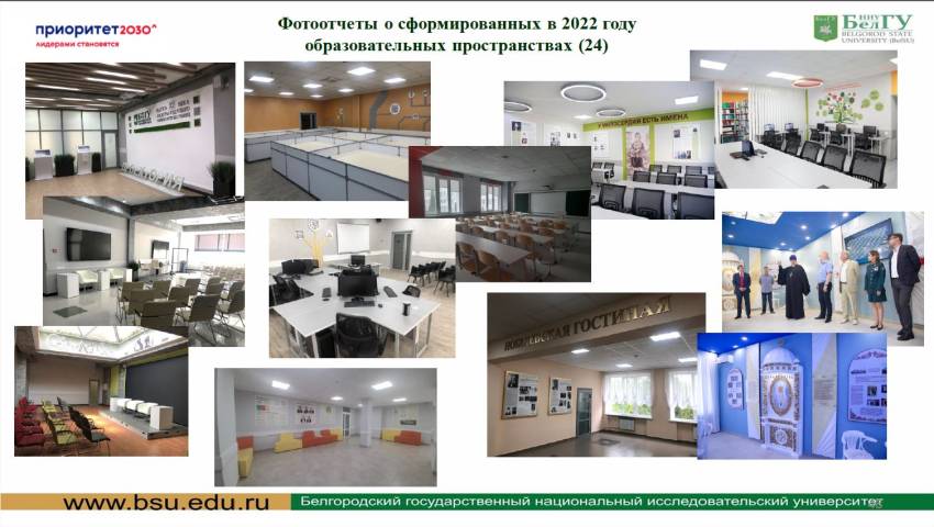 В 2023 году в НИУ «БелГУ» появится 25 новых образовательных пространств
