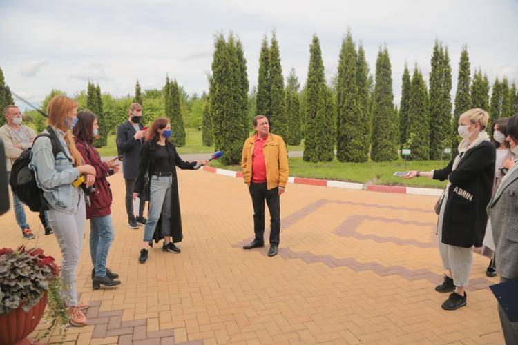 В ботаническом саду НИУ «БелГУ» состоялся пресс-тур для журналистов