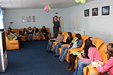 Занятия студентов истфака в реабилитационном центре