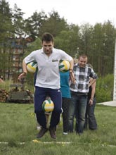 События НИУ «БелГУ» На университетской базе отдыха иностранные студенты приняли участие и в спортивных мероприятиях