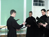 События НИУ «БелГУ» 	  Выступает хор Белгородской Духовной семинарии с мисионерской направленностью