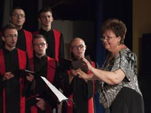 Концерт академического хора «Dramma per musica» произвёл неизгладимое впечатление на студентов и сотрудников НИУ «БелГУ»