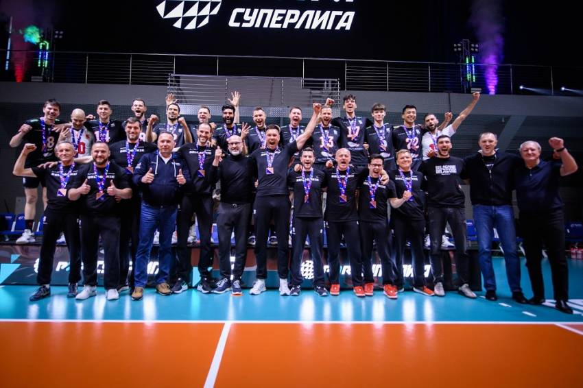 Студенты НИУ «БелГУ» в составе ВК «Белогорье» выиграли бронзу чемпионата России по волейболу